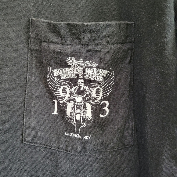Don Laughlin's Casino Resort 1993 Single Stitch Vintage Graphic Motorcycle Tee - Picture 4 of 5